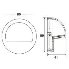 Florrie Aluminium Step Light